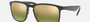 Ray-Ban RB4264 Chromance RB4264 876/6O square sunglasses for men in full rim plastic, with grey frame, and green chromance lenses. 58mm in lens size, 18mm in bridge size, and 145mm in temple length.