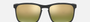 Ray-Ban RB4264 Chromance RB4264 876/6O square sunglasses for men in full rim plastic, with grey frame, and green chromance lenses. 58mm in lens size, 18mm in bridge size, and 145mm in temple length.