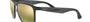 Ray-Ban RB4264 Chromance RB4264 876/6O square sunglasses for men in full rim plastic, with grey frame, and green chromance lenses. 58mm in lens size, 18mm in bridge size, and 145mm in temple length.