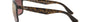 Ray-Ban RB4264 Chromance RB4264 894/6B square sunglasses for men in full rim plastic, with matte havana frame, and purple chromance lenses. 58mm in lens size, 18mm in bridge size, and 145mm in temple length.