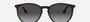 Ray-Ban RB4274 601/8G round sunglasses for unisex in full rim plastic, with matte black frame, and grey gradient lenses. 53mm in lens size, 18mm in bridge size, and 145mm in temple length.