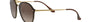 Ray-Ban Blaze Double Bridge RB4292N 710/13 round sunglasses for unisex in full rim plastic, with light havana frame, and brown gradient lenses. 62mm in lens size, 14mm in bridge size, and 145mm in temple length.
