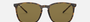 Ray-Ban RB4387 710/73 square sunglasses for unisex in full rim plastic, with light havana frame, and brown lenses. 56mm in lens size, 18mm in bridge size, and 145mm in temple length.
