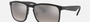 Ray-Ban RB4264 Chromance RB4264 601S5J square sunglasses for men in full rim plastic, with matte black frame, and silver chromance lenses. 58mm in lens size, 18mm in bridge size, and 145mm in temple length.