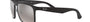 Ray-Ban RB4264 Chromance RB4264 601S5J square sunglasses for men in full rim plastic, with matte black frame, and silver chromance lenses. 58mm in lens size, 18mm in bridge size, and 145mm in temple length.
