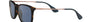 Ray-Ban Chris RB4187 639080 square sunglasses for men in full rim plastic, with havana frame, and blue lenses. 54mm in lens size, 18mm in bridge size, and 145mm in temple length.