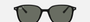 Ray-Ban Leonard RB2193 901/58 square sunglasses for unisex in full rim plastic, with black frame, and green lenses. 53mm in lens size, 18mm in bridge size, and 145mm in temple length.