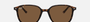 Ray-Ban Leonard RB2193 902/57 square sunglasses for unisex in full rim plastic, with havana frame, and brown lenses. 53mm in lens size, 18mm in bridge size, and 145mm in temple length.