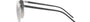 Ray-Ban RB4387 647711 square sunglasses for unisex in full rim plastic, with transparent frame, and grey gradient lenses. 56mm in lens size, 18mm in bridge size, and 145mm in temple length.