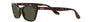 Ray-Ban Lady Burbank RB2299 902/31 cat eye sunglasses for women in full rim acetate, with polished havana frame, and green lenses. 52mm in lens size, 20mm in bridge size, and 140mm in temple length.