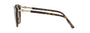 Bvlgari BV8235 504/T5 cat-eye sunglasses for women in full rim plastic, with havana frame, and brown gradient lenses. 55mm in lens size, 17mm in bridge size, and 140mm in temple length.