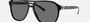 Bvlgari BV7034 501/81 aviator sunglasses for men in full rim plastic, with black frame, and gradient grey lenses. 57mm in lens size, 15mm in bridge size, and 140mm in temple length.