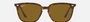 Ray-Ban RB4362 710/83 square sunglasses for unisex in full rim plastic, with havana frame, and brown lenses. 55mm in lens size, 18mm in bridge size, and 145mm in temple length.