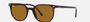 Ray-Ban Elliot RB2197 902/33 square sunglasses for unisex in full rim plastic, with havana frame, and brown lenses. 52mm in lens size, 19mm in bridge size, and 145mm in temple length.
