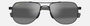 Maui Jim Guardrails 02 aviator sunglasses for unisex in full rim metal, with gloss black frame, and neutral grey lenses. 58mm in lens size, 17mm in bridge size, and 130mm in temple length.
