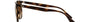 Ray-Ban RB4378 710/13 square sunglasses for women in full rim plastic, with havana frame, and gradient brown lenses. 54mm in lens size, 16mm in bridge size, and 145mm in temple length.