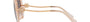 Bvlgari BV8243B 55123B square sunglasses for women in full rim plastic, with opal peach striped gradient frame, and pink gradient gray lenses. 56mm in lens size, 17mm in bridge size, and 140mm in temple length.