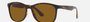Ray-Ban RB4374 710/33 square sunglasses for unisex in full rim plastic, with havana frame, and brown lenses. 56mm in lens size, 19mm in bridge size, and 145mm in temple length.
