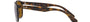 Ray-Ban RB4374 710/33 square sunglasses for unisex in full rim plastic, with havana frame, and brown lenses. 56mm in lens size, 19mm in bridge size, and 145mm in temple length.