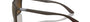 Ray-Ban RB4385 6124A3 rectangular sunglasses for men in full rim metal, with brown frame, and brown gold lenses. 58mm in lens size, 18mm in bridge size, and 145mm in temple length.
