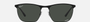 Ray-Ban RB3686 Chromance RB3686 186/K8 square sunglasses for unisex in full rim metal, with black frame, and dark grey lenses. 57mm in lens size, 19mm in bridge size, and 140mm in temple length.