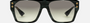 Dita Grand-APX DTS 417A 01 unisex's full rim rectangle sunglasses in a black gold acetate frame with grey gradient lenses. Features a 57 mm lens size, 17 mm bridge size, and 138 mm temple length. Available in Dubai, UAE.