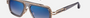 Dita Lxn-Evo DTS 403A 02 men's full rim pilot sunglasses in a crystal grey - white gold titanium frame with gradient dark blue grey mirror lenses. Features a 54 mm lens size, 19 mm bridge size, and 145 mm temple length. Available in Dubai, UAE.