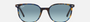 Ray-Ban Elliot RB2197 13563M square sunglasses for unisex in full rim plastic, with yellow & blue havana frame, and blue gradient lenses. 54mm in lens size, 19mm in bridge size, and 145mm in temple length.