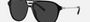 Bvlgari BV7038 501/48 aviator sunglasses for men in full rim plastic, with black frame, and black lenses. 57mm in lens size, 17mm in bridge size, and 140mm in temple length.