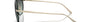 Bvlgari BV6187K 278/2A irregular sunglasses for women in rimless metal, with pale gold plated frame, and green gradient lenses. 59mm in lens size, 16mm in bridge size, and 140mm in temple length.