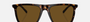 Bvlgari BV7039 504/AN square sunglasses for men in full rim plastic, with havana frame, and brown lenses. 56mm in lens size, 19mm in bridge size, and 145mm in temple length.