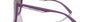 Bvlgari BV8253 55088H butterfly sunglasses for women in full rim plastic, with amethyst opal gradient striped frame, and violet gradient lenses. 56mm in lens size, 17mm in bridge size, and 145mm in temple length.