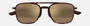 Maui Jim Keokea 10 aviator sunglasses for unisex in full rim acetate, with tortoise frame, and hcl bronze lenses. 55mm in lens size, 20mm in bridge size, and 145mm in temple length.