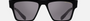 Dita Lancier LSA 701A 01 unisex's full rim square sunglasses in a black titanium frame with grey polarized lenses. Features a 55 mm lens size, 18 mm bridge size, and 146 mm temple length. Available in Dubai, UAE.