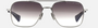 Dita Flight Seven DTS 111 01 men's full rim pilot sunglasses in a silver metal frame with grey lenses. Features a 57 mm lens size, 16 mm bridge size, and 144 mm temple length. Available in Dubai, UAE.