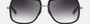 Dita Mach-One DRX 2030E BLK-SLV men's full rim pilot sunglasses in a black silver titanium frame with grey gradient lenses. Features a 59 mm lens size, 17 mm bridge size, and 127 mm temple length. Available in Dubai, UAE.