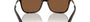 Bvlgari BV7037K 504/AN rectangular sunglasses for men in full rim plastic, with havana frame, and brown lenses. 59mm in lens size, 18mm in bridge size, and 145mm in temple length.