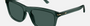 Gucci GG1444S 004 square sunglasses for men in full rim plastic, with transparent green frame, and green lenses. 55mm in lens size, 20mm in bridge size, and 145mm in temple length.