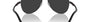 Bvlgari BV5061Q 128/48 aviator sunglasses for men in full rim metal, with matte black frame, and black lenses. 60mm in lens size, 15mm in bridge size, and 145mm in temple length.