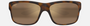 Maui Jim Southern Cross 10MR rectangular sunglasses for unisex in full rim plastic, with matte tortoise rubber frame, and hcl bronze lenses. 63mm in lens size, 17mm in bridge size, and 120mm in temple length.