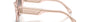 Bvlgari BV8256 54703B cat-eye sunglasses for women in full rim plastic, with transparent pink frame, and pink gradient grey lenses. 53mm in lens size, 21mm in bridge size, and 140mm in temple length.