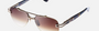 Dita Grand-Evo One DTS 138A 02 unisex's semi-rimless aviator sunglasses in a gold havana titanium frame with dark brown gradient lenses. Features a 57 mm lens size, 16 mm bridge size, and 145 mm temple length. Available in Dubai, UAE.