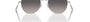 Ray-Ban RB3809 003/M3 round sunglasses for unisex in full rim metal, with silver frame, and grey lenses. 55mm in lens size, 20mm in bridge size, and 145mm in temple length.