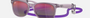 Ray-Ban Junior New Wayfarer Kids RJ9052S 7147B1 square sunglasses for kids in full rim injected, with polished opal purple frame, and blue & violet lenses. 47mm in lens size, 15mm in bridge size, and 125mm in temple length.