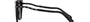 Bvlgari BV8236B 54128G cat-eye sunglasses for women in full rim plastic, with bvlgari black mamba frame, and grey gradient lenses. 55mm in lens size, 17mm in bridge size, and 140mm in temple length.