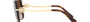 Bvlgari BV8243B 504/13 square sunglasses for women in full rim plastic, with havana frame, and brown gradient lenses. 56mm in lens size, 17mm in bridge size, and 140mm in temple length.