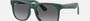 Ray-Ban Junior Justin Kids RJ9069S 7130T3 square sunglasses for kids in full rim injected, with polished opal green frame, and grey polarized lenses. 48mm in lens size, 16mm in bridge size, and 130mm in temple length.
