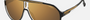 Carrera 1057/S 2M2 pilot sunglasses for men in full rim plastic, with black gold frame, and gold lenses. 64mm in lens size, 11mm in bridge size, and 135mm in temple length.