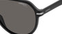 Carrera 315/S 003 pilot sunglasses for men in full rim plastic, with matte black frame, and dark grey lenses. 58mm in lens size, 15mm in bridge size, and 145mm in temple length.