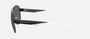 Armani Exchange AX2034S 60636G pilot sunglasses for unisex in full rim metal, with matte black frame, and dark grey mirror lenses. 59mm in lens size, 14mm in bridge size, and 145mm in temple length.
